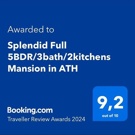 Splendid Full 5Bdr/3Bath/2Kitchens Mansion In Ath Atenas Exterior foto